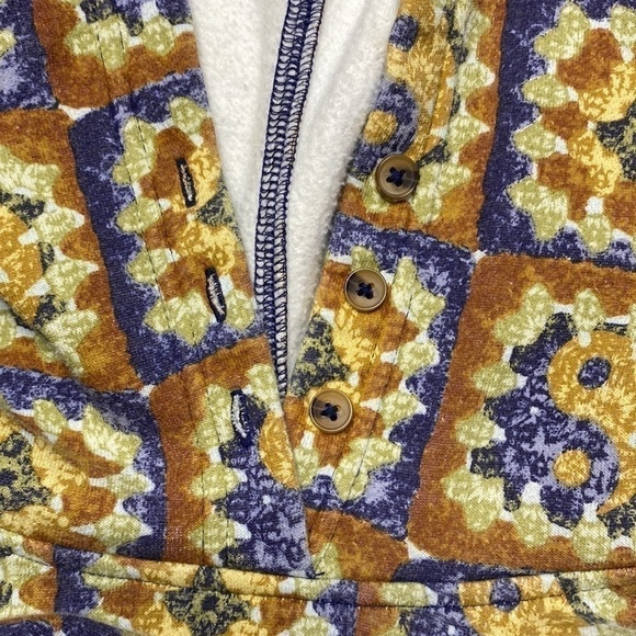 Out From Under Urban Outfitters Kacy Motif Hoddie Peace Hippie Sweatshirt Medium - Picture 5 of 7